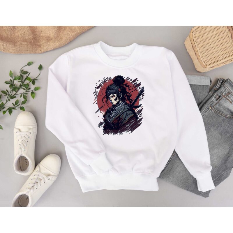 Samurai Ninja Tshirt Design