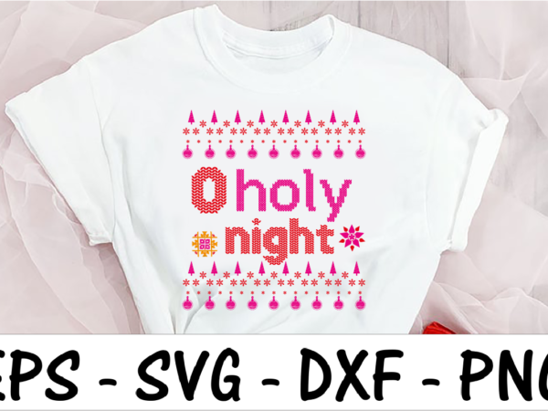 O holy night t shirt design online