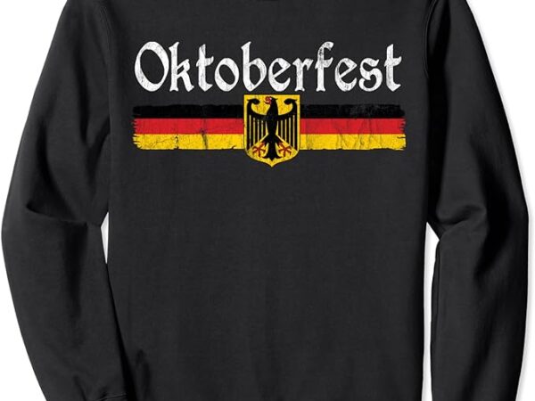 Oktoberfest german beer men women vintage german flag sweatshirt