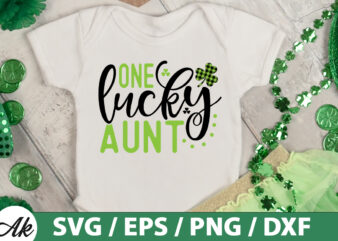 One lucky aunt SVG