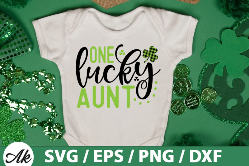 One lucky aunt SVG
