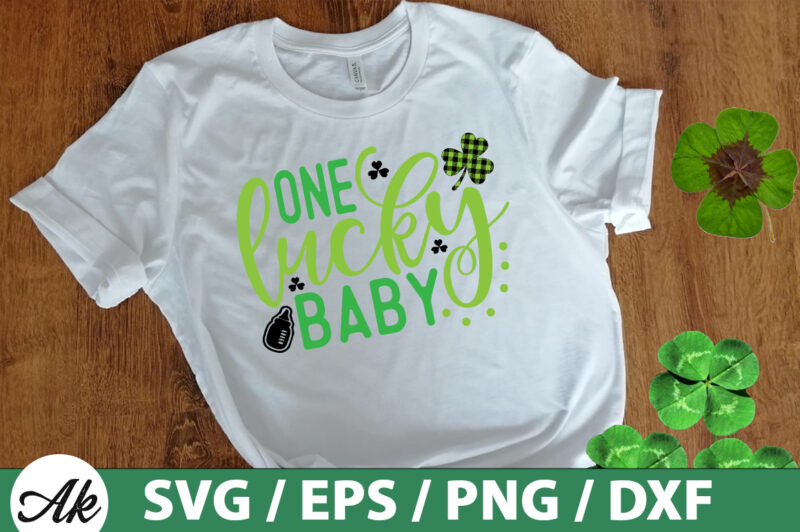 One lucky baby SVG