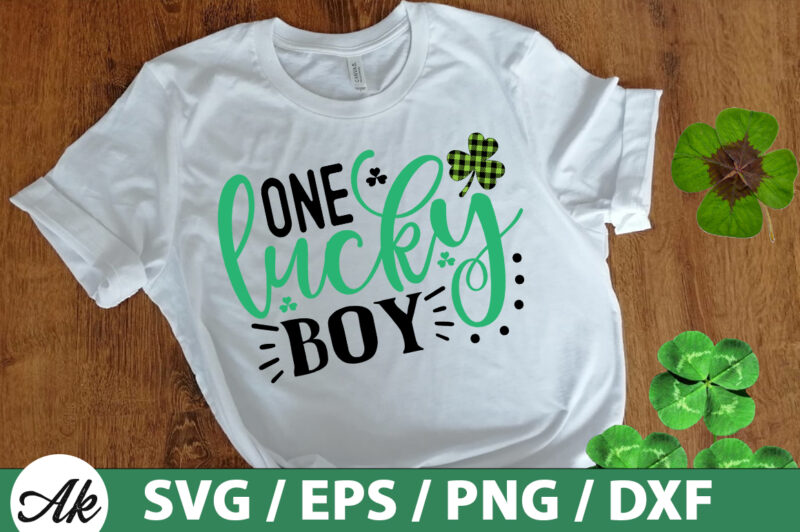 One lucky boy SVG