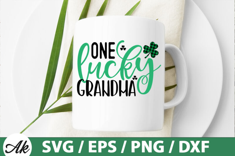 One lucky grandma SVG