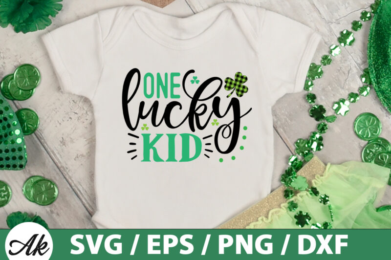 One lucky kid SVG