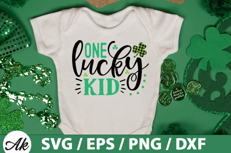 One lucky kid SVG