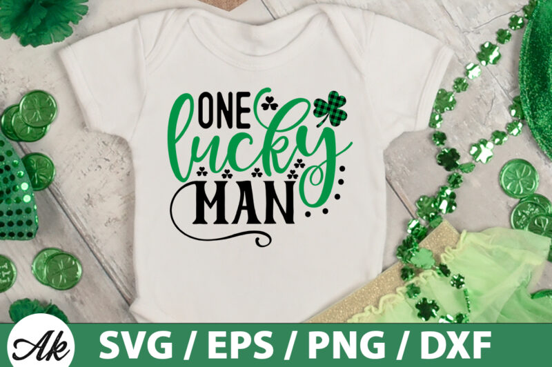 One lucky man SVG