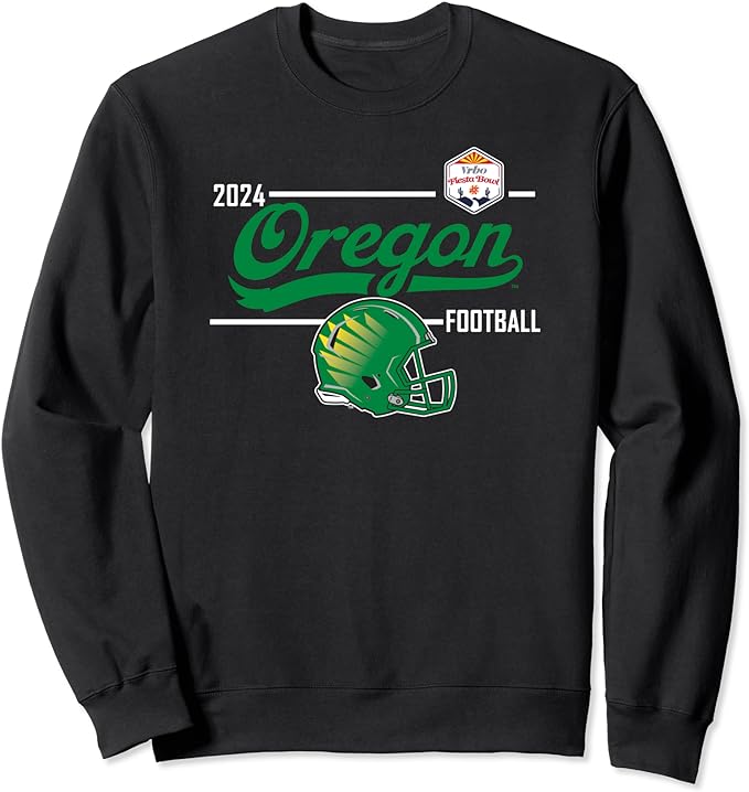 Oregon Ducks Fiesta Bowl 2024 Football Helmet Sweatshirt