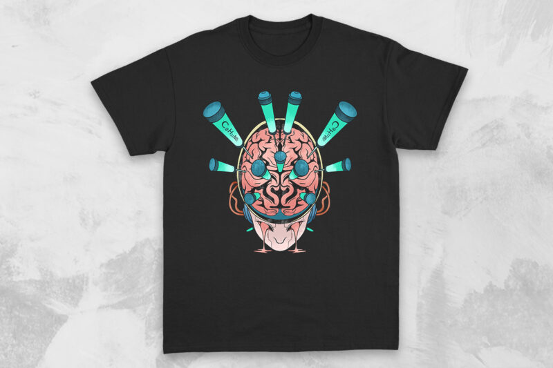 Psychic Surreal T-shirt Designs Bundle, Mental Health T-shirt Designs