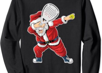 Padel Santa Claus Dabbing Padel Christmas Sweater Xmas Sweatshirt