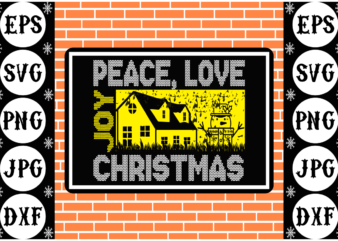 Peace love joy christmas