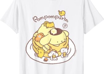 Pompompurin Pancake Friends Tee Shirt T-Shirt