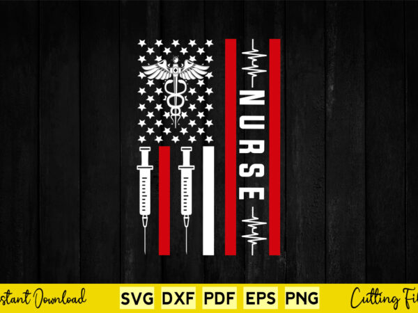 American flag nurse nursing svg png cutting printable files. t shirt vector American flag nurse nursing svg png cutting printable files. t shirt vector