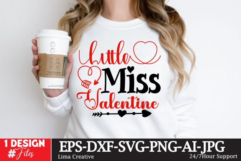 Valentine’s Day T-shirt Design BUndle ,Valentine’s Day SVG BUndle