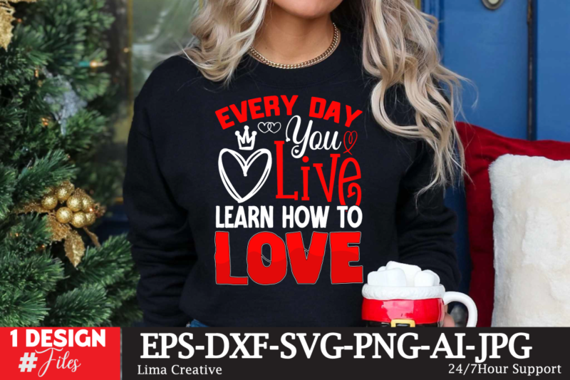 Happy Valentines Day T-shirt Design BUndle ,Valentine’s Day T-shirt Design