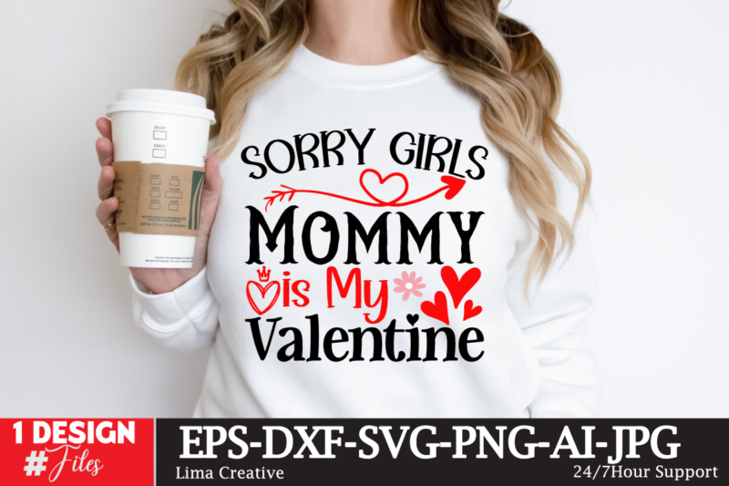 Valentine’s Day T-shirt Design BUndle ,Valentine’s Day SVG BUndle