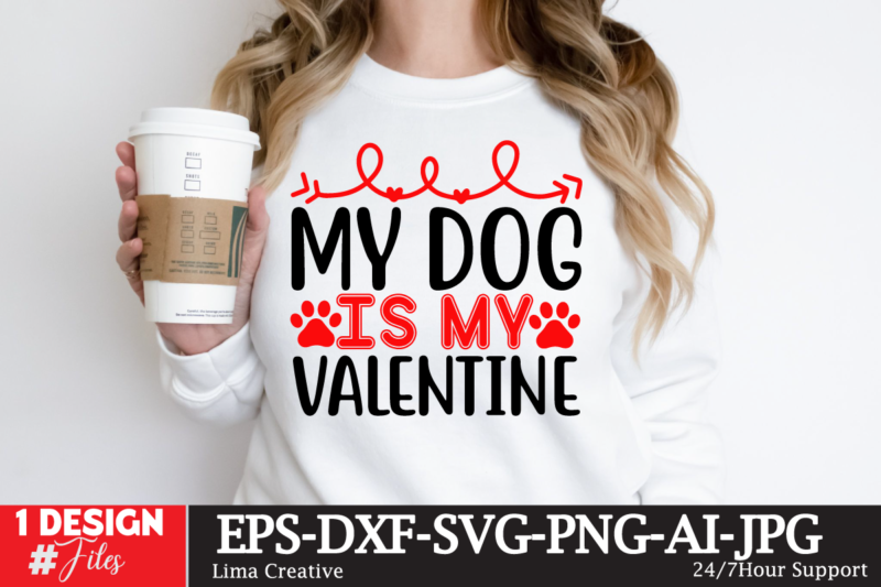 Valentine’s Day T-shirt Design BUndle ,Valentine’s Day SVG BUndle