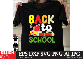 Back To School T-shirt Design