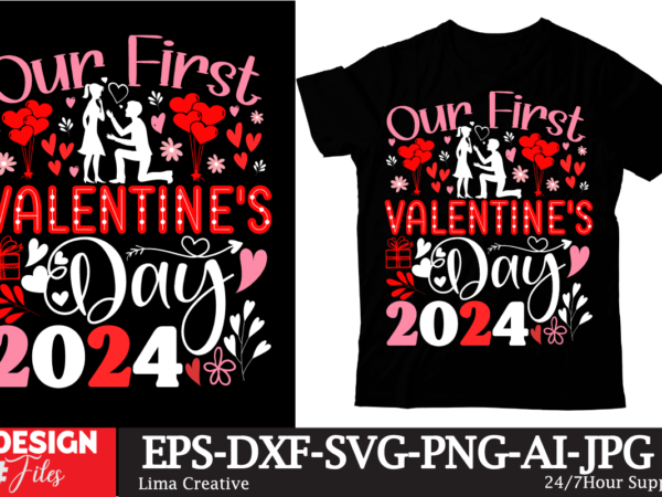 Our first valentine’s day 2024 t-shirt design
