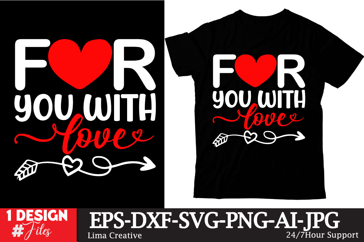Love sales shirt design