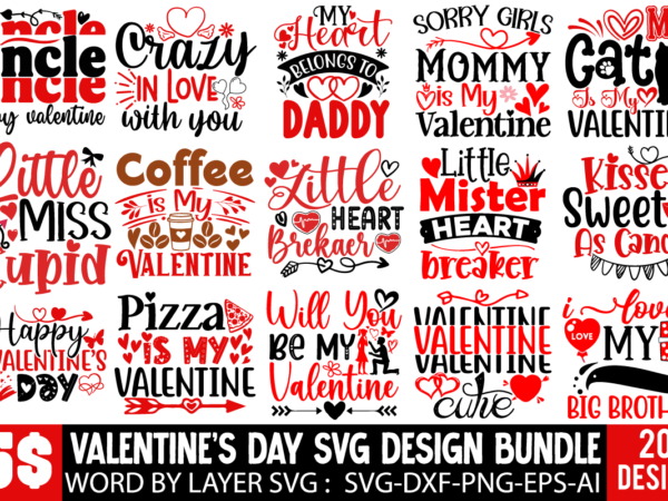 Valentine’s day t-shirt design bundle ,valentine’s day svg bundle