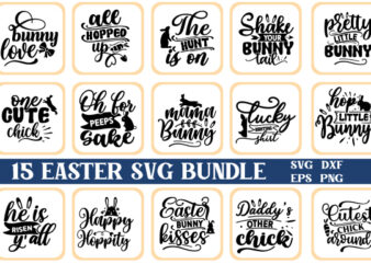 Retro Easter SVG Bundle, Easter Svg files, Spring Svg, Easter svg for Shirts, Easter Bundle, Easter Quotes, Cut Files, Cricut file