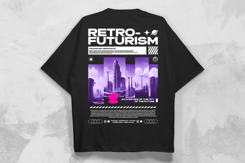 Urban Streetwear T shirt Designs Vector Bundle, Brutalism graphic t shirt design for screen printing, Urban brutalist design