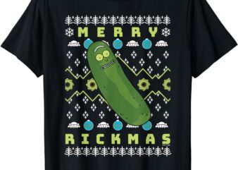 Rick and Morty Merry Pickle Rickmas Ugly Christmas T-Shirt
