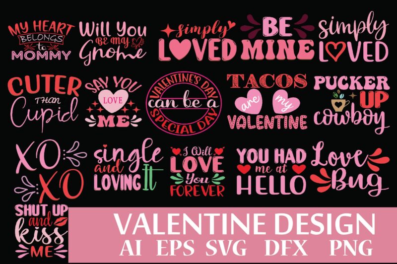 VALENTINE DESIGN BUNDIL