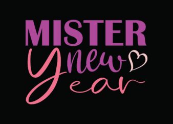 Mister New Year t shirt designs for sale