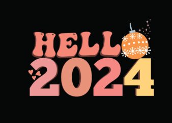 Hello 2024 graphic t shirt