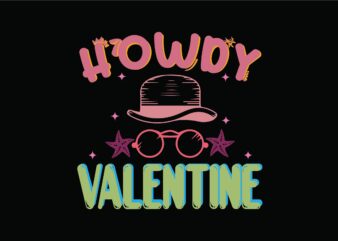 Howdy Valentine graphic t shirt
