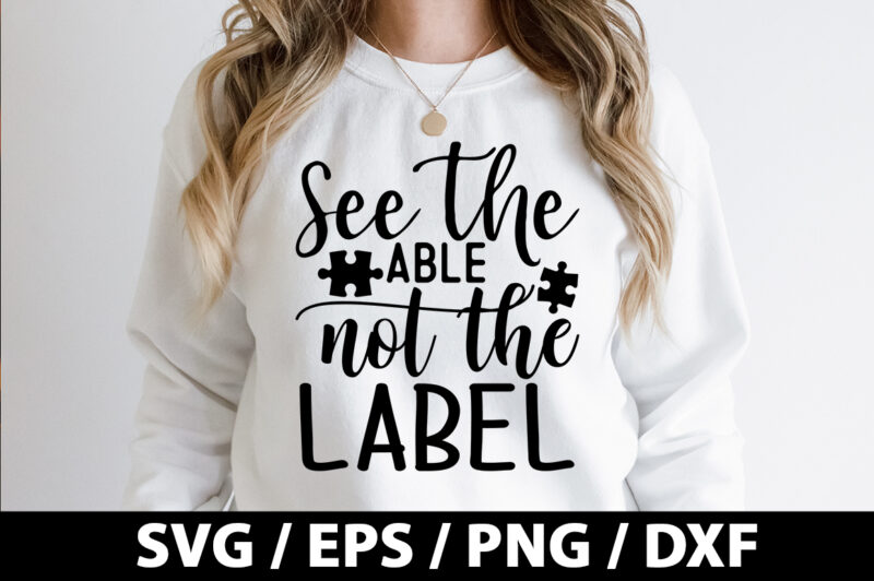 See the able not the label SVG