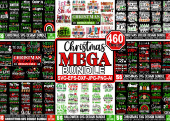 Christmas Mega SVG Bundle, Christmas t-shirt Design Mega Bundle