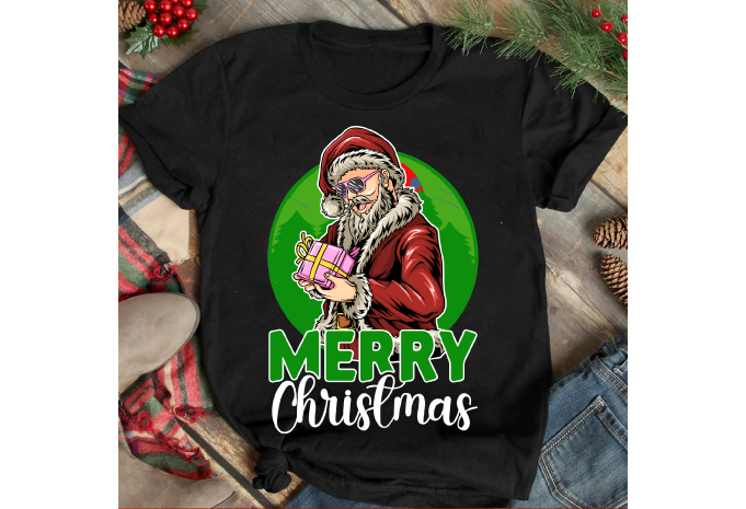 Christmas T-shirt DEsign BUndle ,Merry Christmas Christmas T-shirt Design,Christmas SVG ,Christmas PNG ,CHristmas SUblimation, Christmas T-s