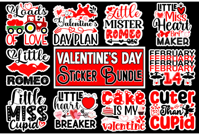Valentine’s Day Sticker Bundle
