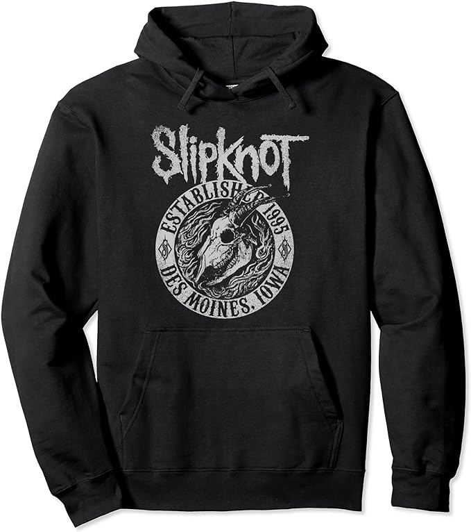 Slipknot Goat Flames Pullover Hoodie