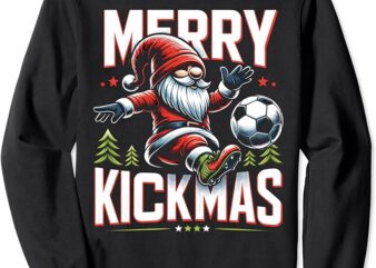 Soccer Gnome Merry Kickmas, Soccer Christmas Sweatshirt