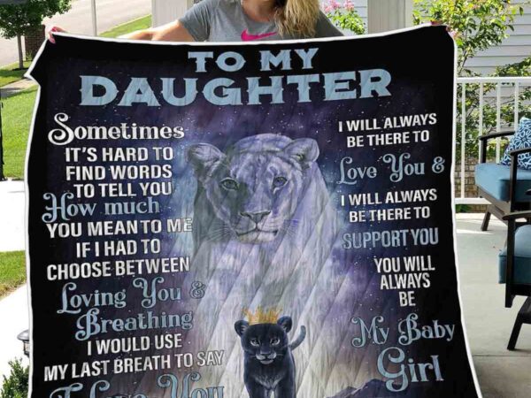Daughter black lion blanket design wrap yourself up in this and consider it a big hug quilting jpg