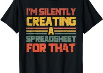 Spreadsheet TShirt Accountant Finance Spreadsheet For That T-Shirt