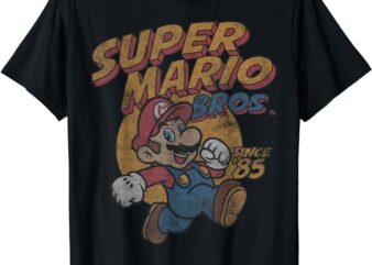 Super Mario Bros. Since ’85 Vintage Poster T-Shirt