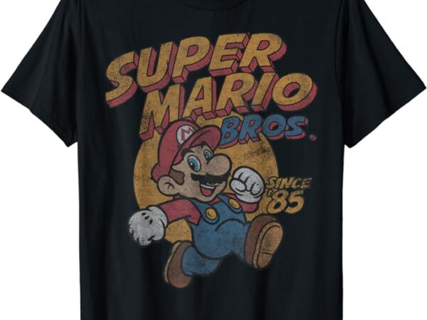 Super mario bros. since ’85 vintage poster t-shirt Super mario bros. since ’85 vintage poster t-shirt