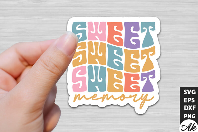 Sweet memory Retro Stickers