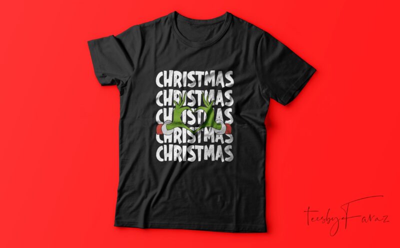 Christmas Unique| T- shirt design for sale