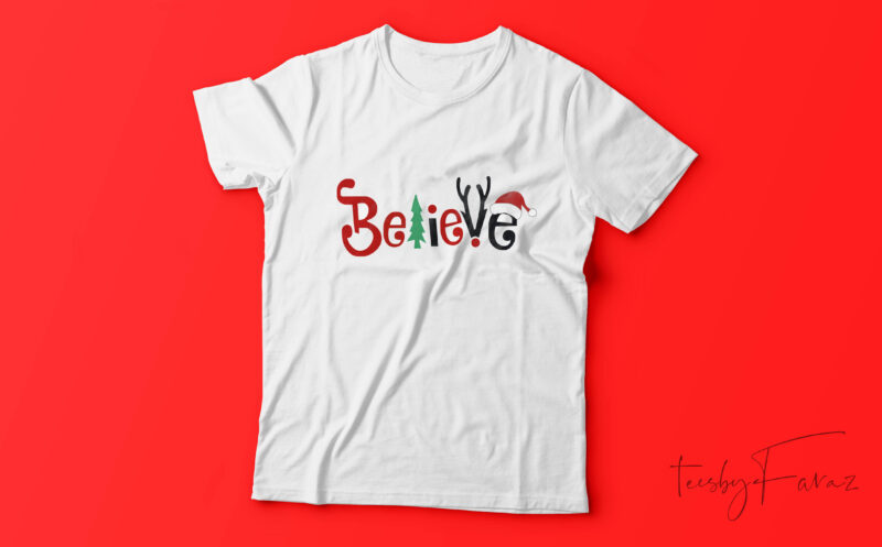 Happy Christmas| T- shirt design for sale