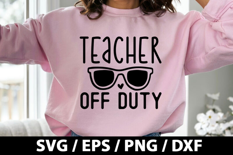 Teacher off duty SVG