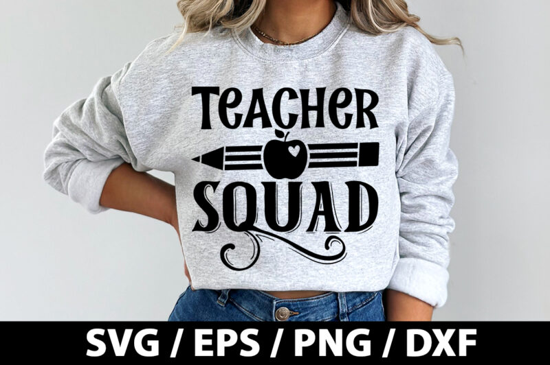 Teacher squad SVG