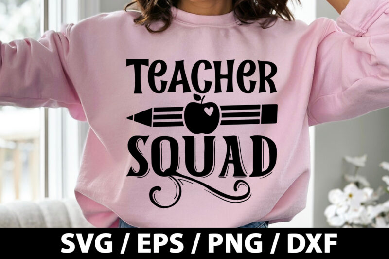 Teacher squad SVG