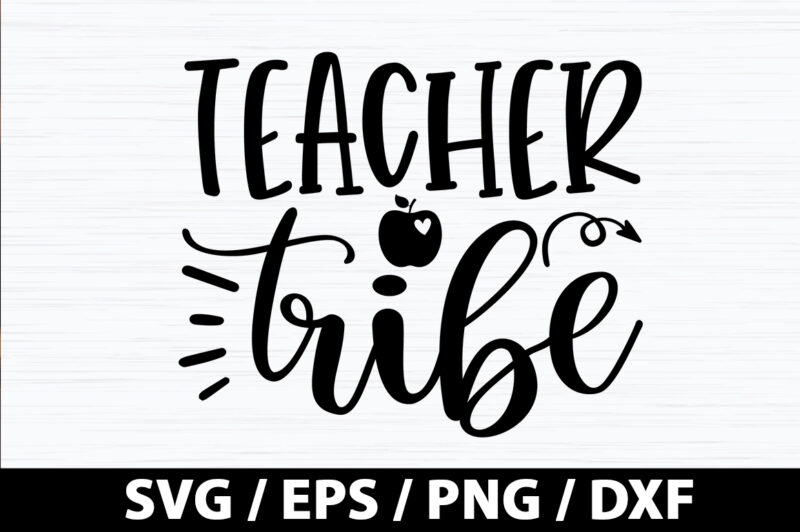 Teacher tribe SVG