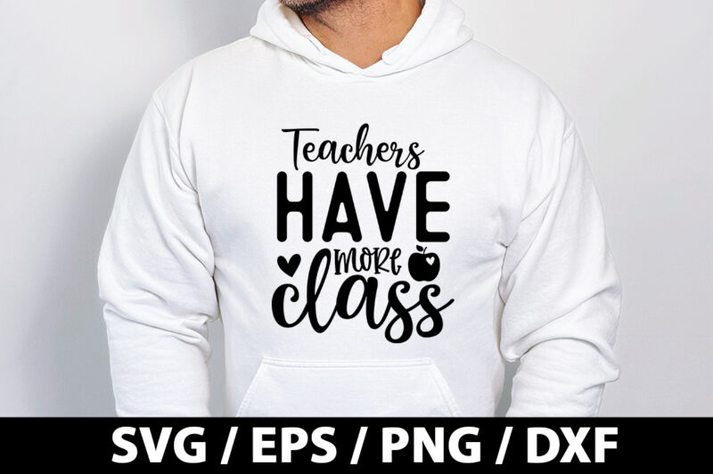 Teachers have more class SVG